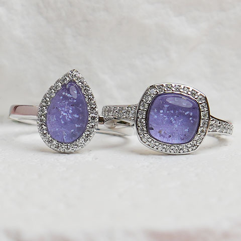 Lavendite Murano Glass